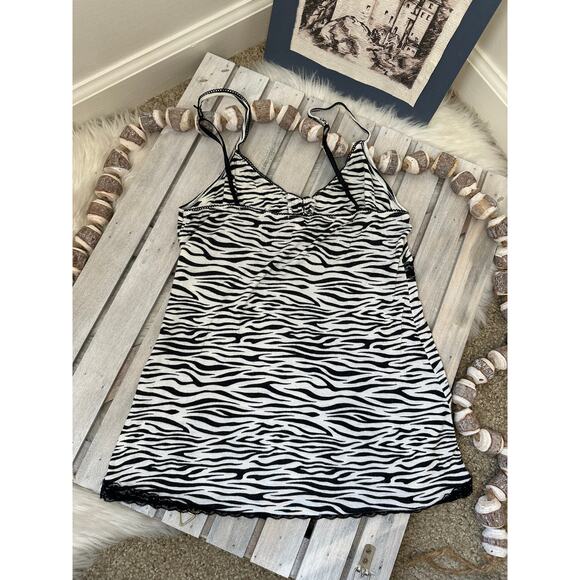 Vintage Y2K Tart Intimates Stripe Button Henley Tank Top Shirt - Picture 6 of 7